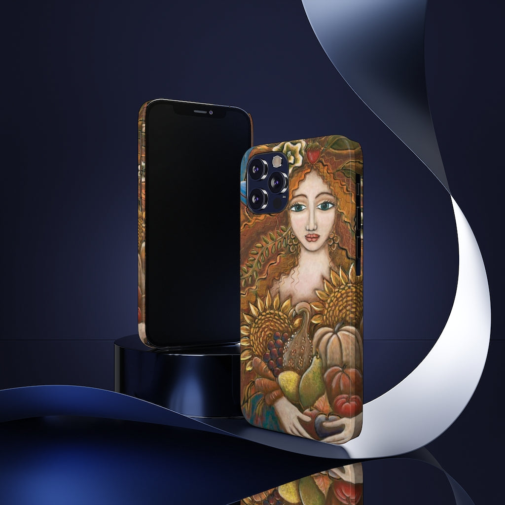 "She Harvests Abundance" - Phone Cases, Case-Mate