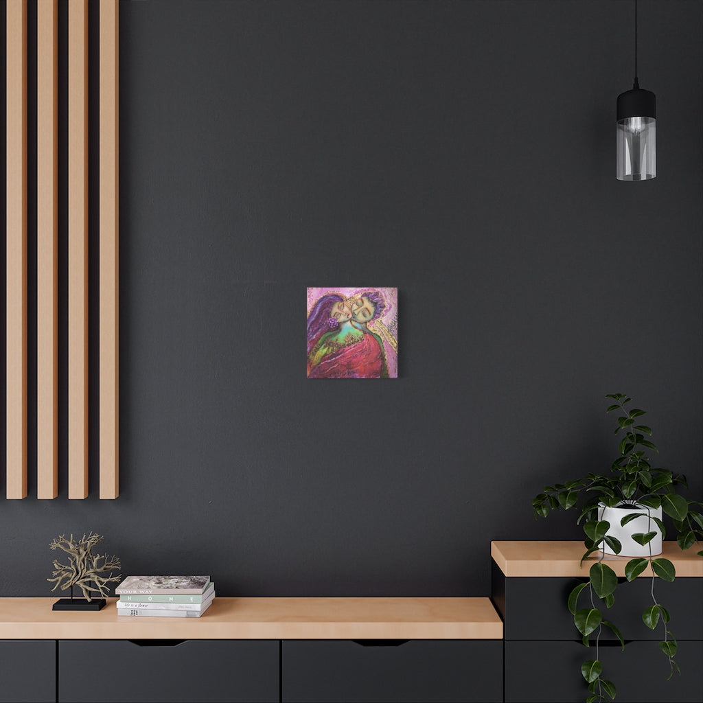 "Love in the Golden Light" Canvas Print 12x12 Inches (Australia)