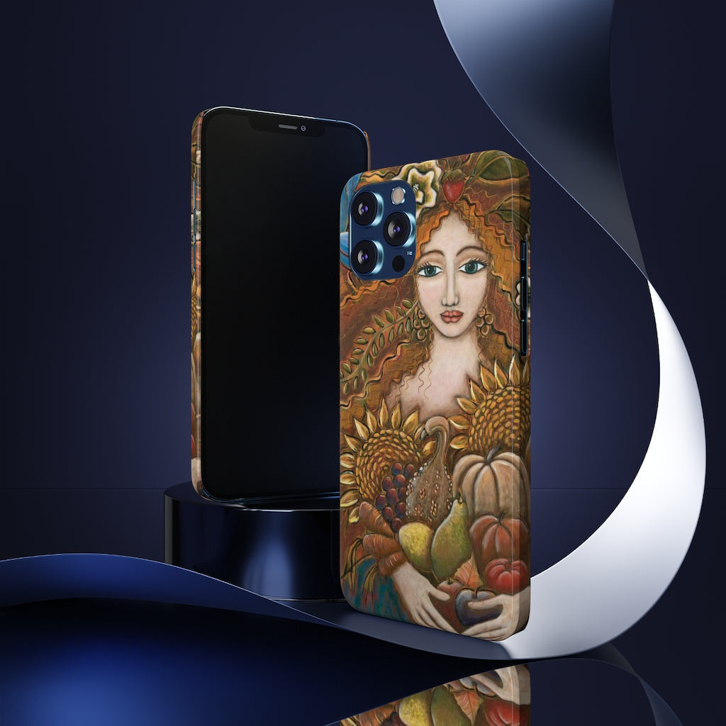 "She Harvests Abundance" - Phone Cases, Case-Mate