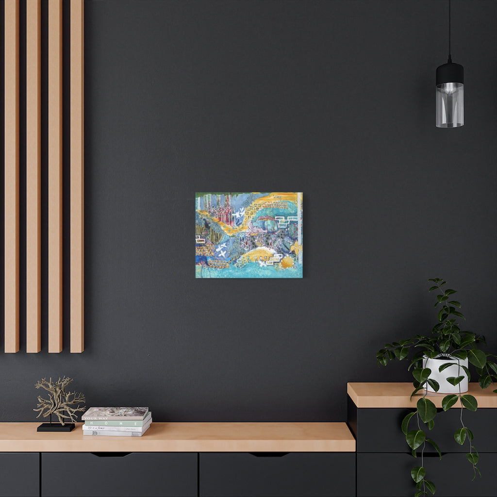 "Sun Sky Sea" Canvas Print (Australia)