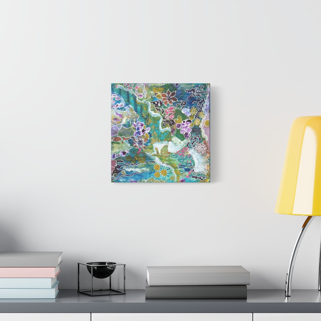 "Meditation One Blues" Canvas Print (Australia)