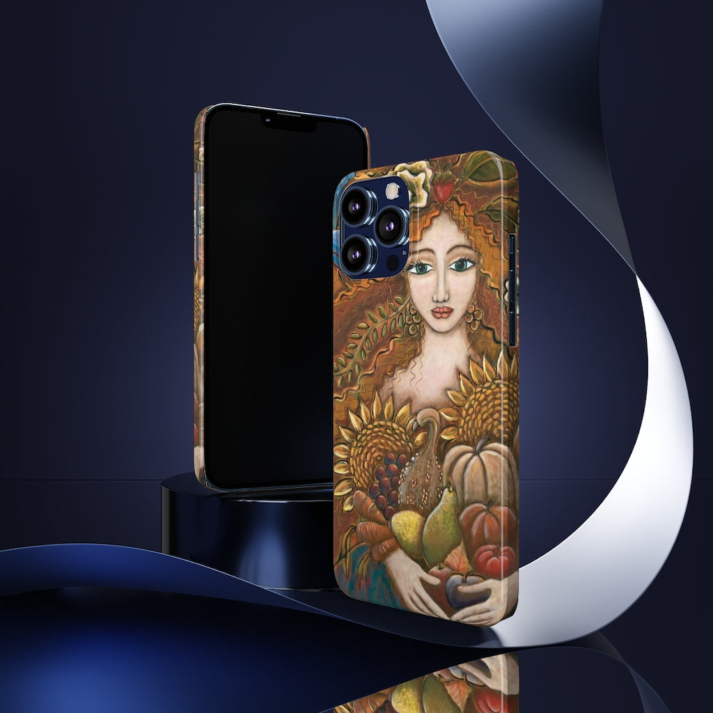 "She Harvests Abundance" - Phone Cases, Case-Mate