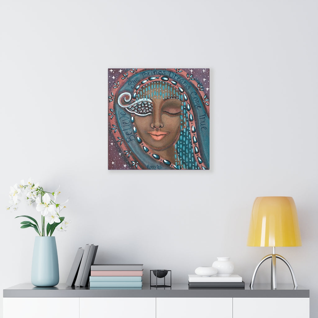 "She Believes in Dreams Come True" - Canvas Gallery Wraps
