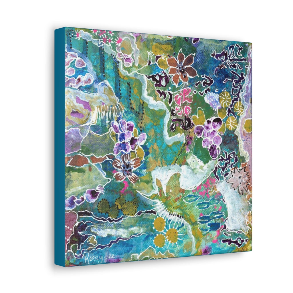 "Meditation One Blues" - Canvas Gallery Wraps
