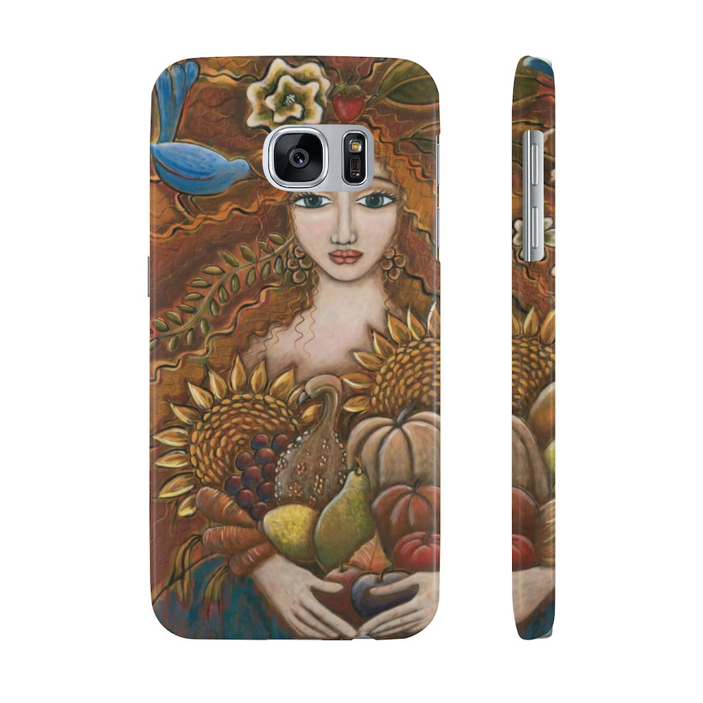 "She Harvests Abundance" - Phone Cases, Case-Mate