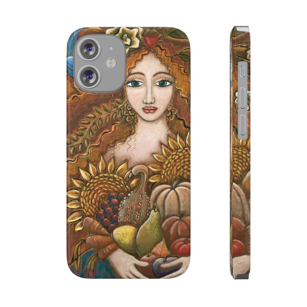 "She Harvests Abundance" - Phone Cases, Case-Mate