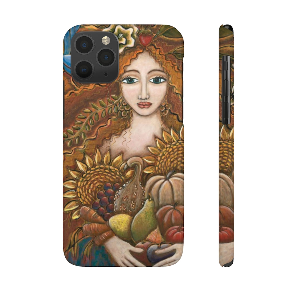 "She Harvests Abundance" - Phone Cases, Case-Mate