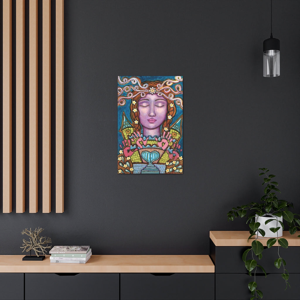 "Castles Compost and Fingerpaints" - Canvas Gallery Wraps