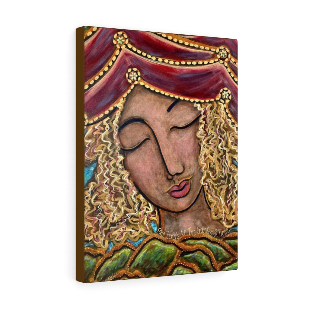 "She Tends to The Garden of Hope" - Canvas Gallery Wraps