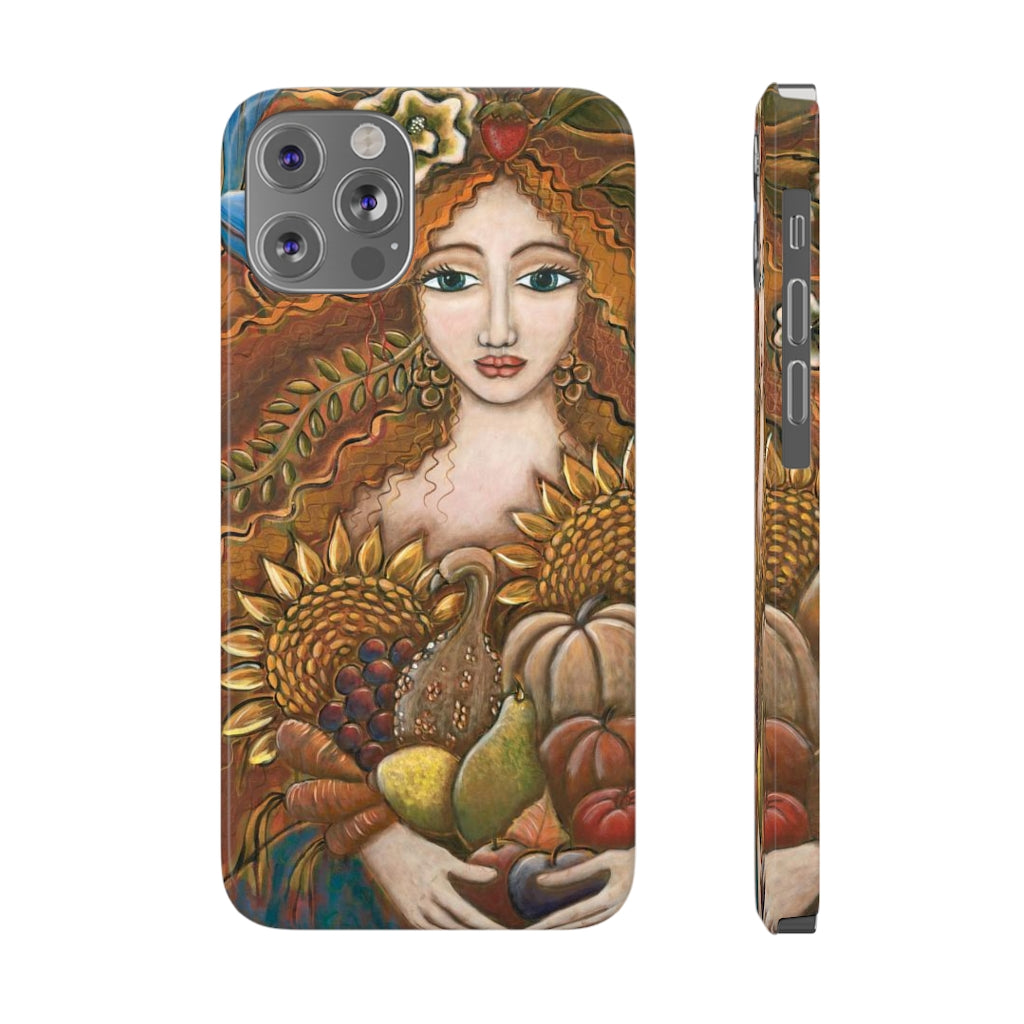 "She Harvests Abundance" - Phone Cases, Case-Mate