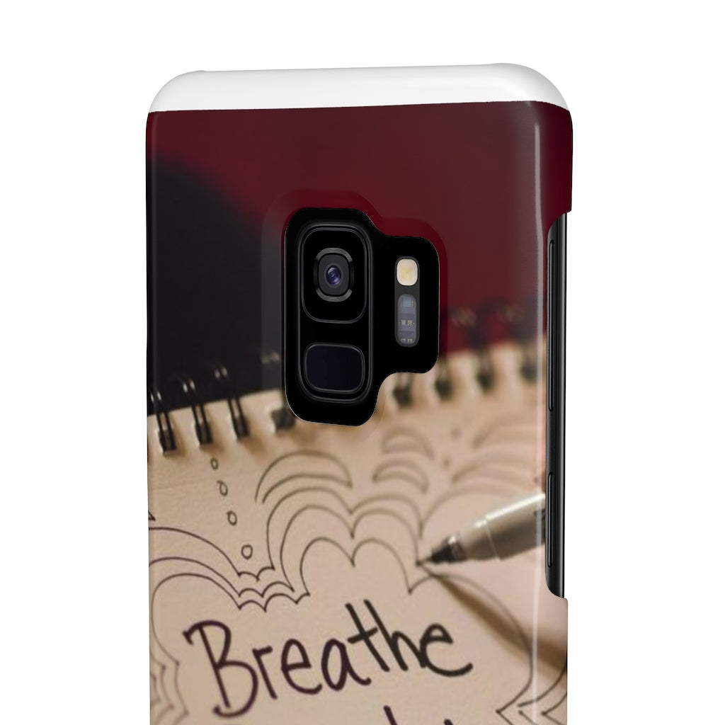 "Breathe Deeply" - Slim Phone Cases, Case-Mate