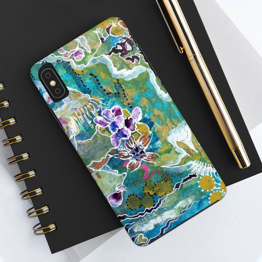 Meditation In Blues - Phone Cases, Case-Mate