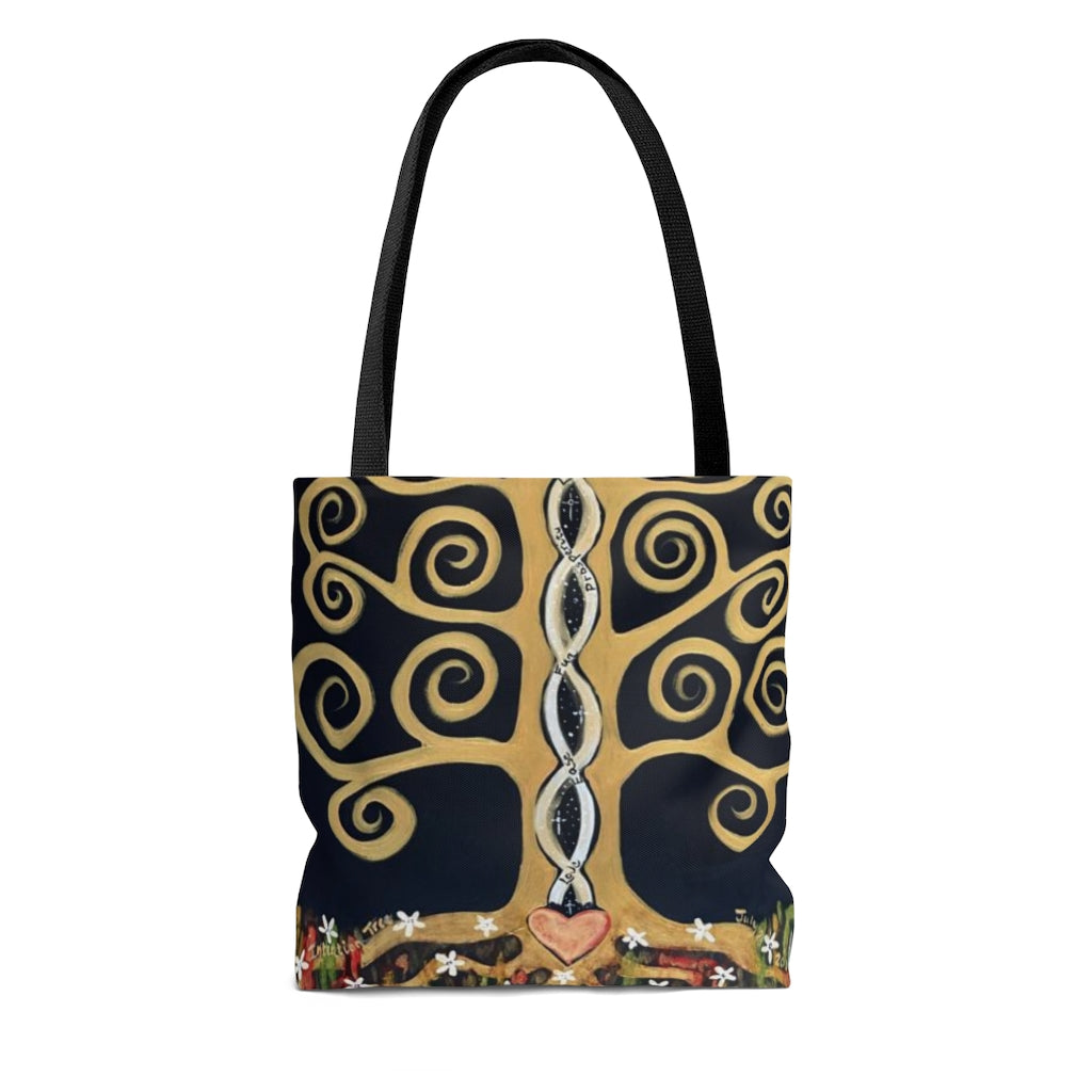 "Abundance Tree" Printed Tote Bag