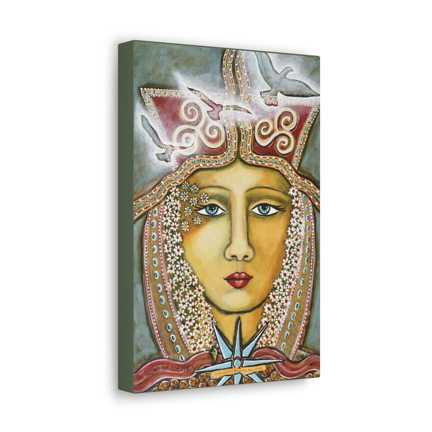"She Follows Her Own Stars" Canvas Print (Australia)
