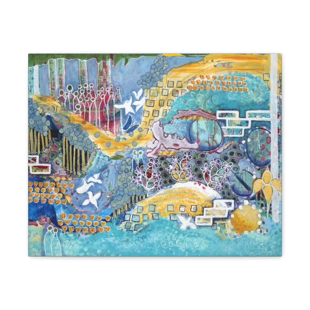 "Sun Sky Sea" Canvas Print (Australia)