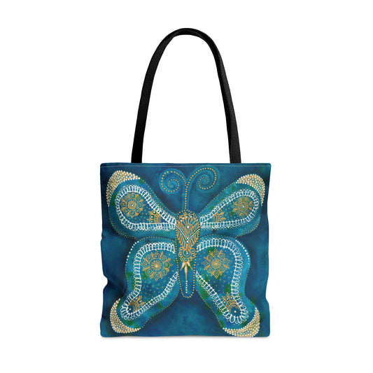 "Butterfly of Balance & Harmony" Printed Tote Bag