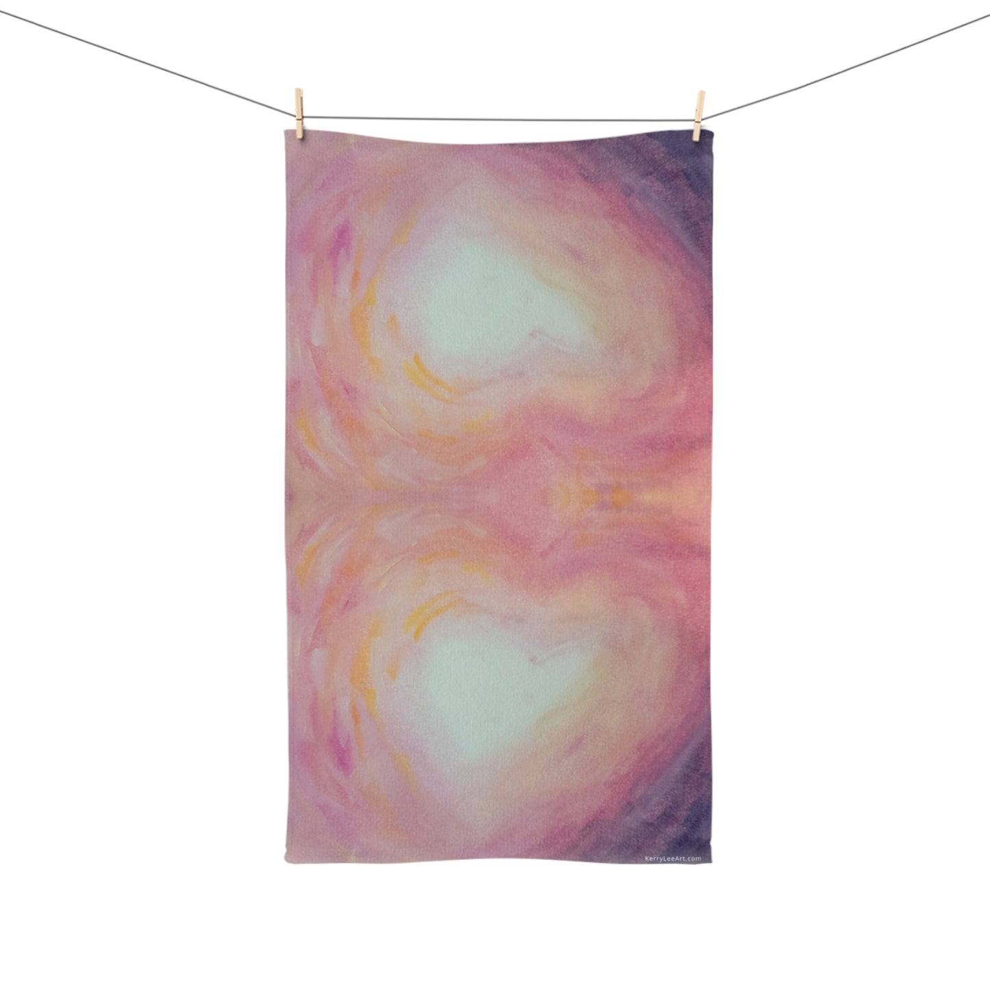 The Heart Softens Kitchen / Bath Hand Towel
