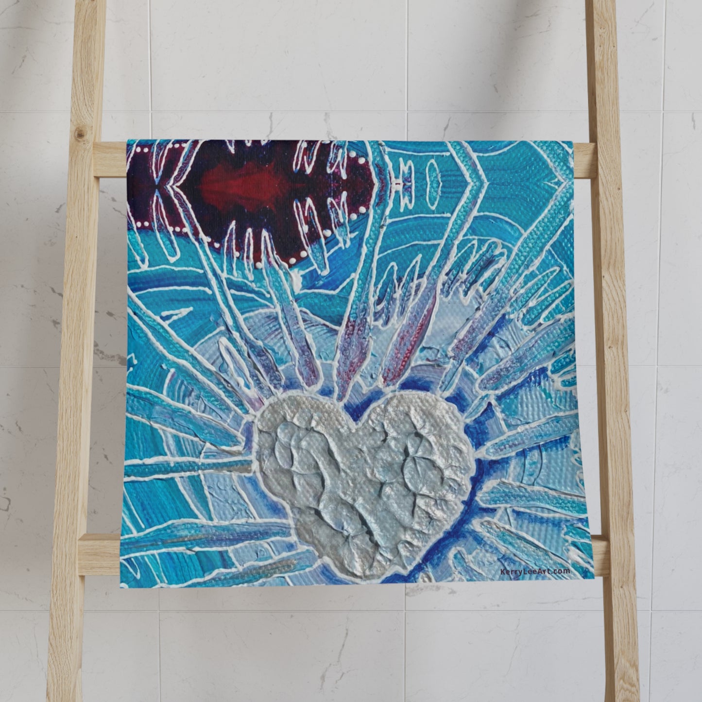 Radiant Heart Kitchen / Bath Hand Towel