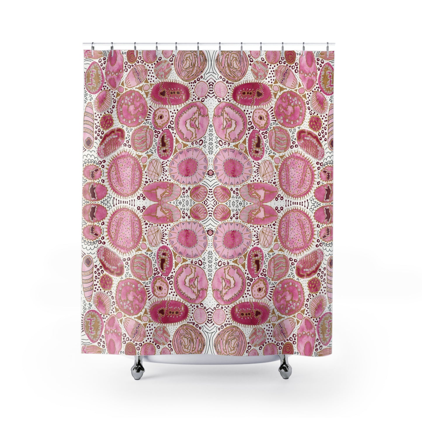 Shower Curtain -  Pink Bliss Bubbles