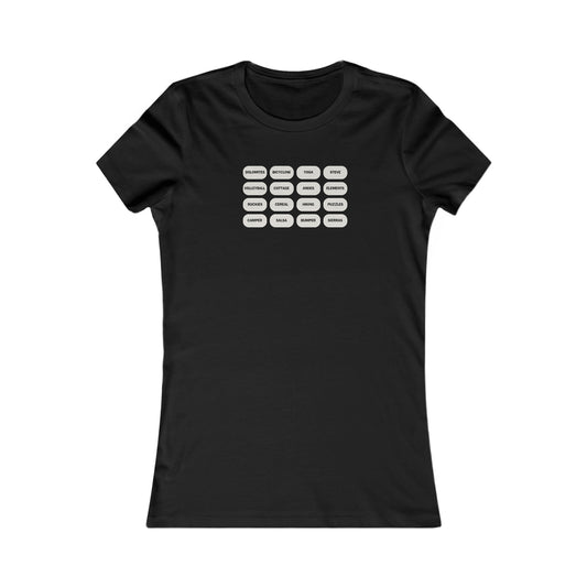 All About Me T, Ladies Customized T-Shirt