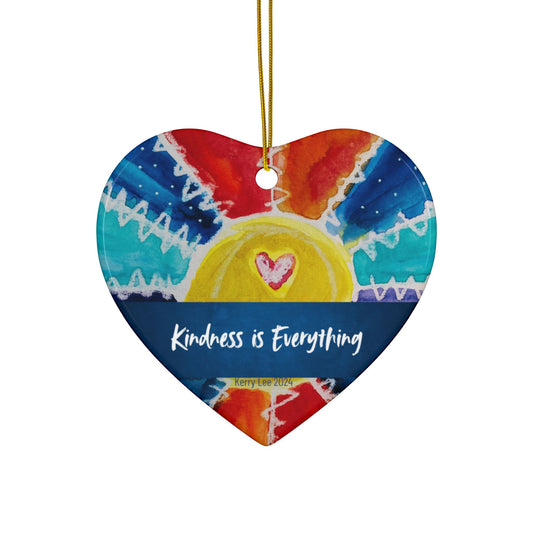 "2024 Kindness" or Personalized Rainbow Ornaments / Heart or Circle / 1pc, 3pcs, 5pcs, 10pcs