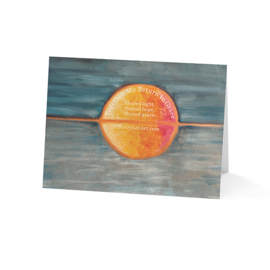"Together, We Return to Grace" Greeting Card Sets (10, 30, and 50pcs)