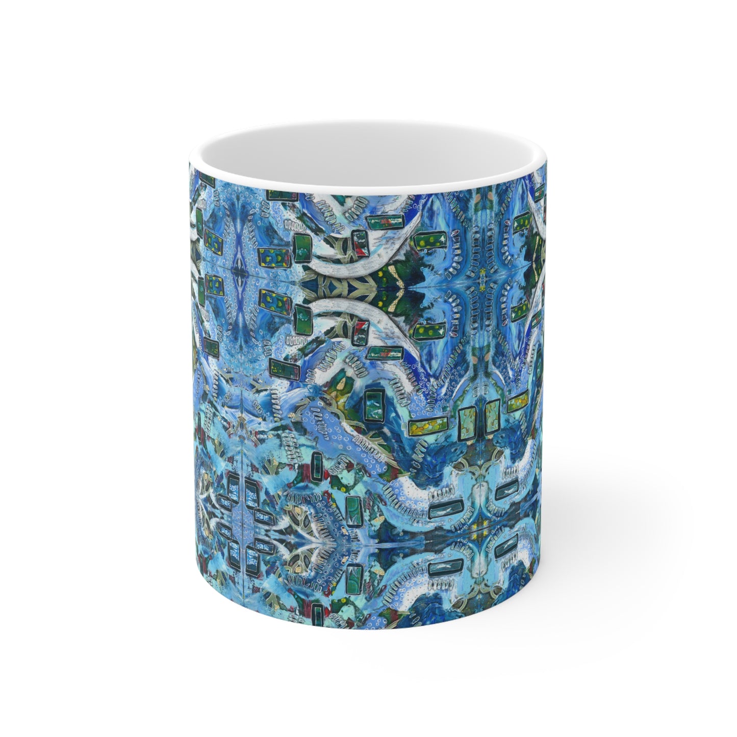 "Windows of Wonder" Artistic Ceramic Mug 11oz