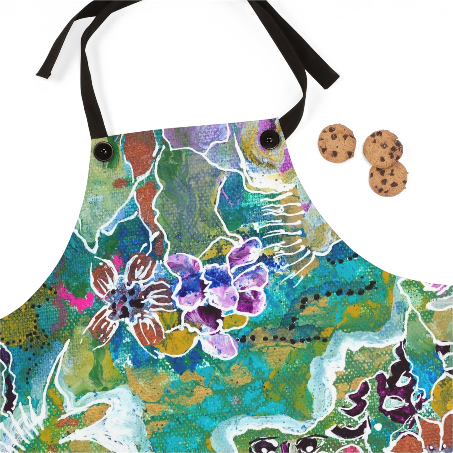 Apron: "Meditation in Blues"