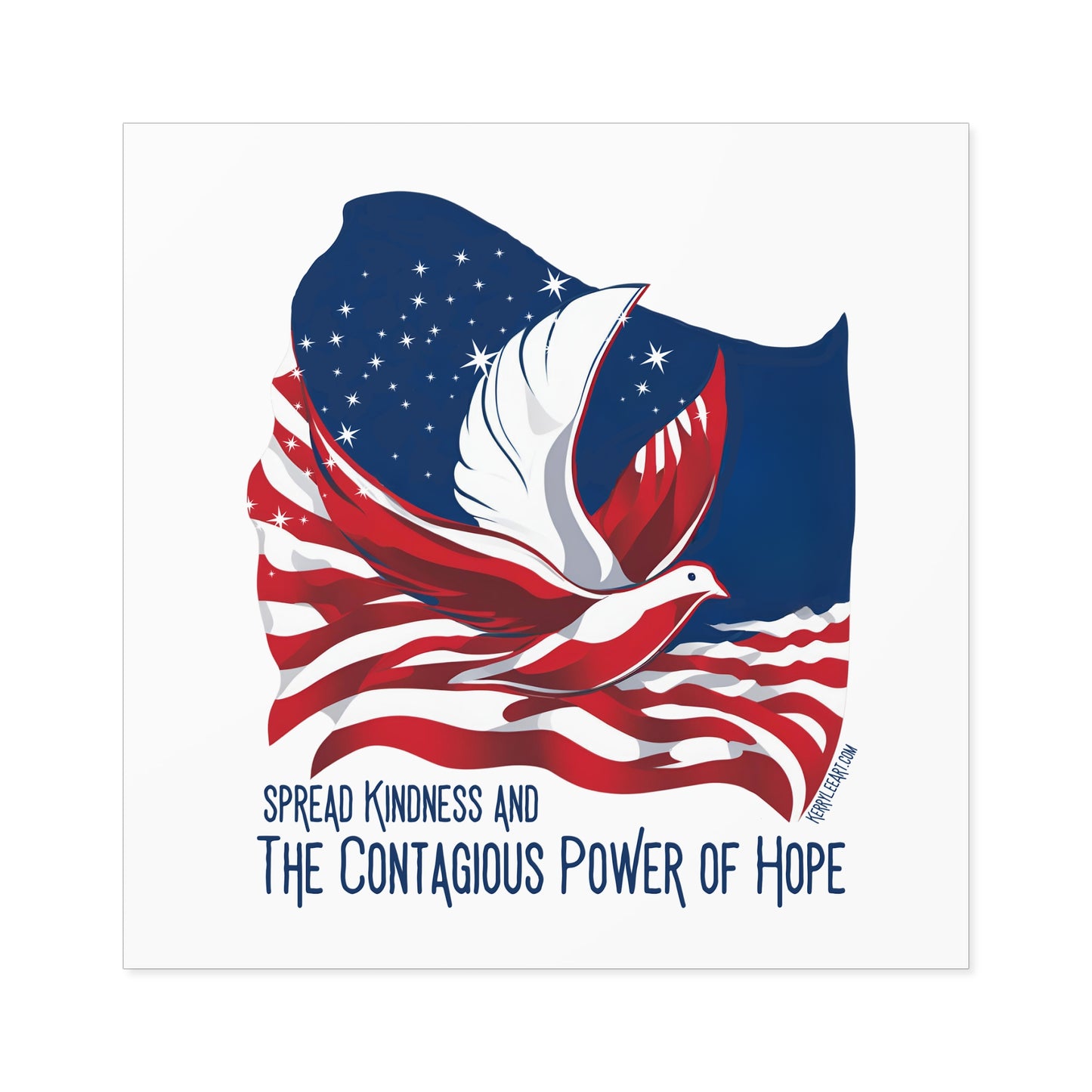 Stickers: The Contagious Power of Hope & Spread Kindness Indoor\Outdoor Stickers