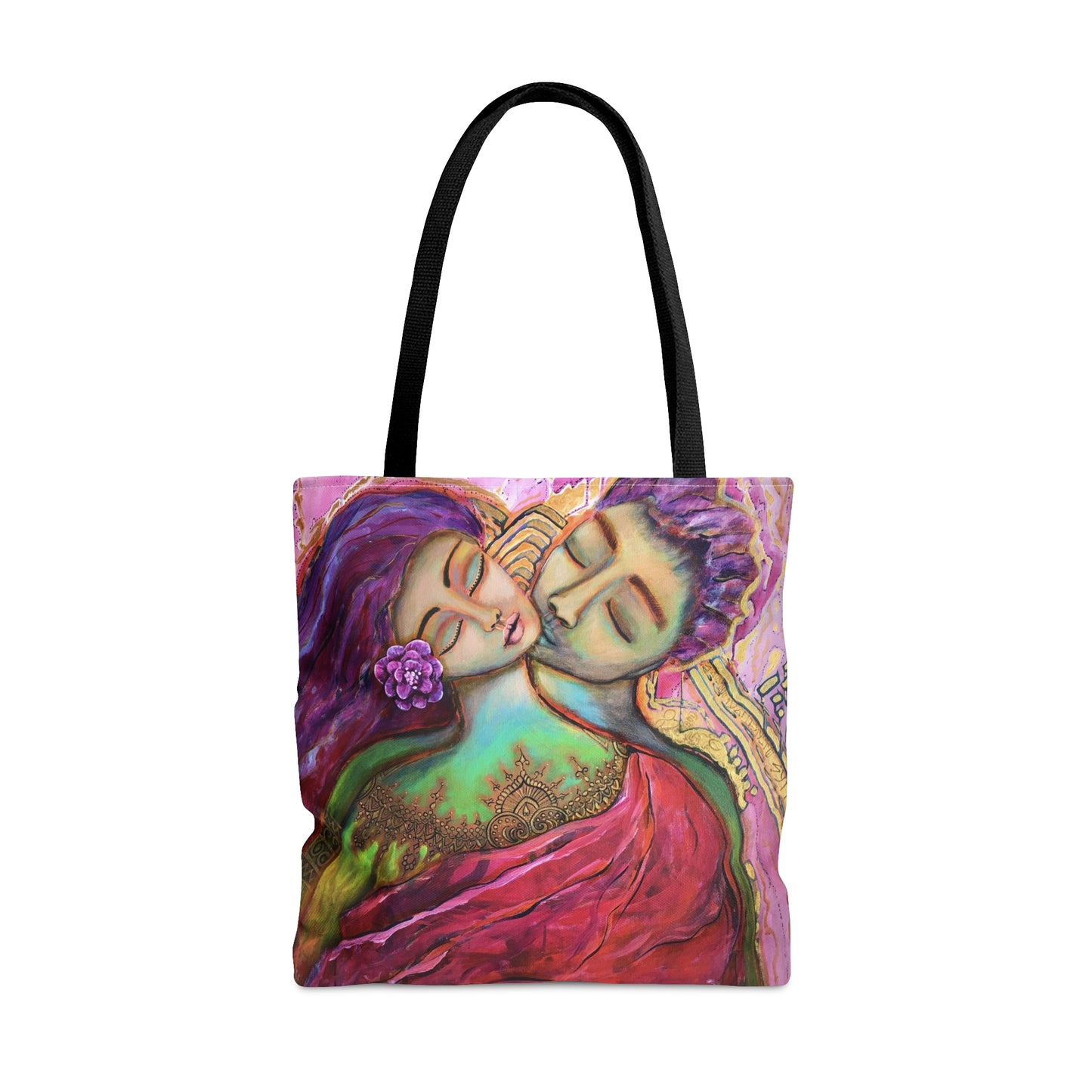 "Love in the Golden Light" Printed Tote Bag