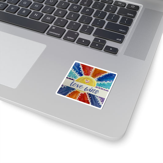 Love Wins Vinyl Sticker Original Artwork