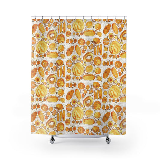 Shower Curtain - Yellow Bliss Bubbles