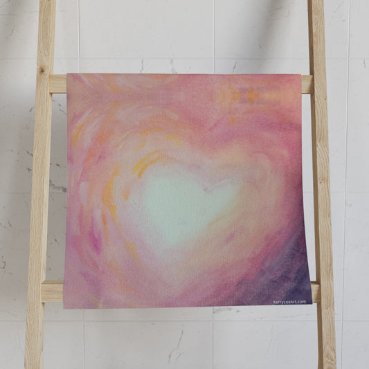 The Heart Softens Kitchen / Bath Hand Towel