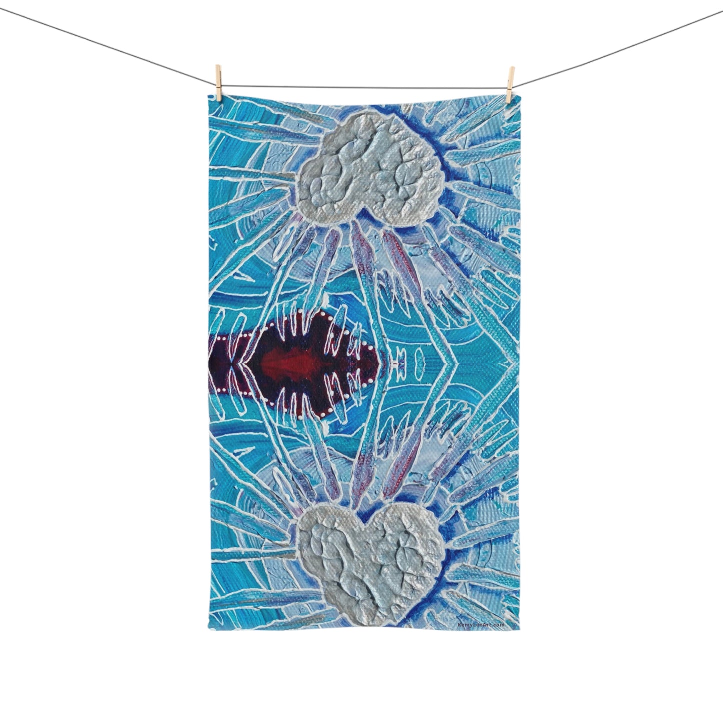 Radiant Heart Kitchen / Bath Hand Towel