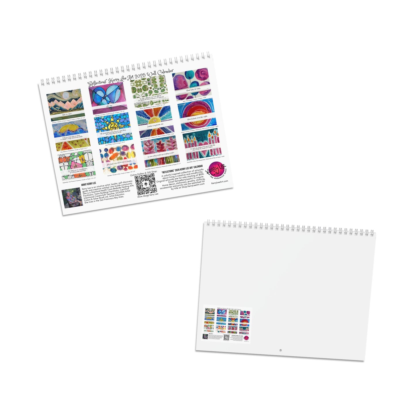 2025 "Reflections" Kerry Lee Art Wall Calendar