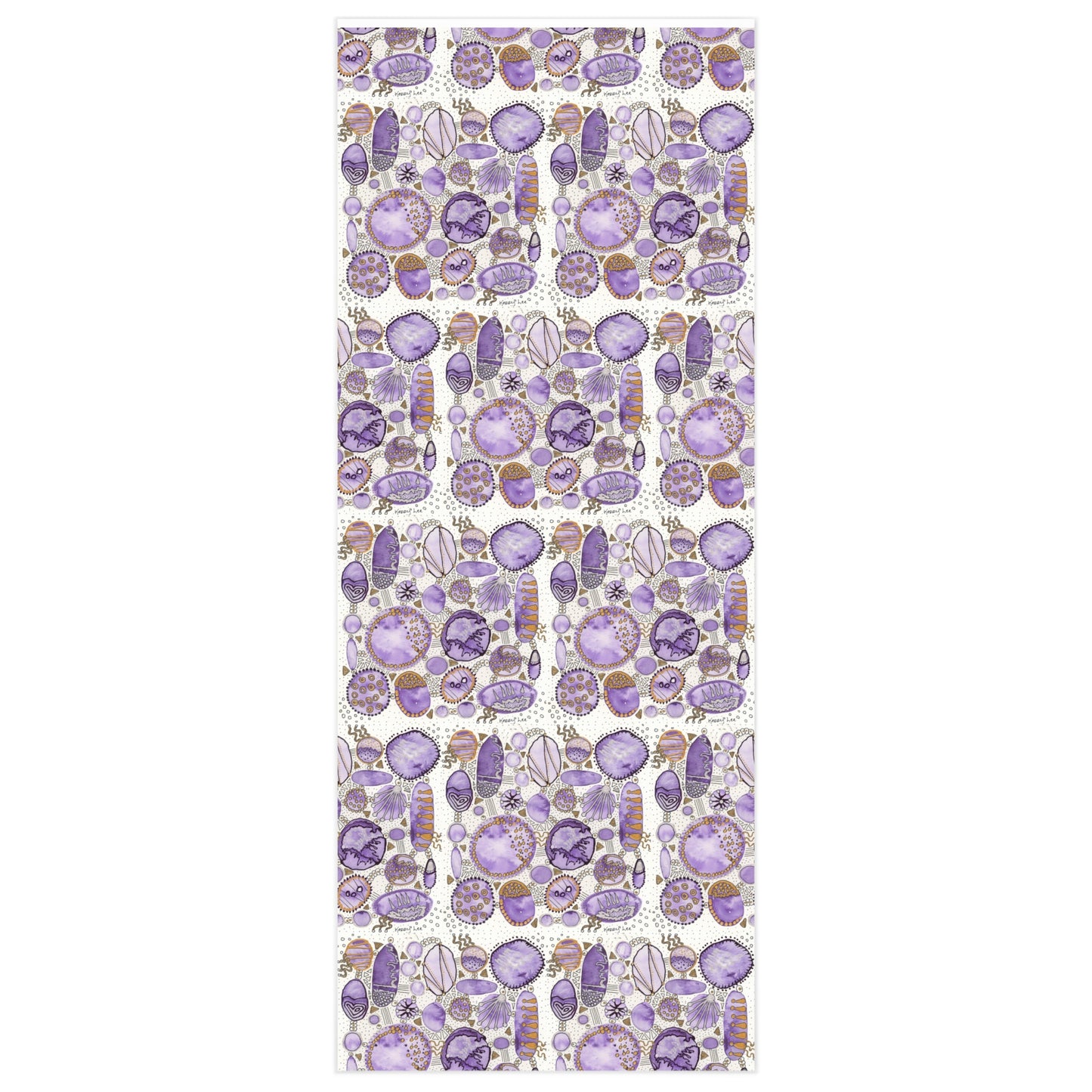 Wrapping Paper - "Purple Bliss Bubbles"