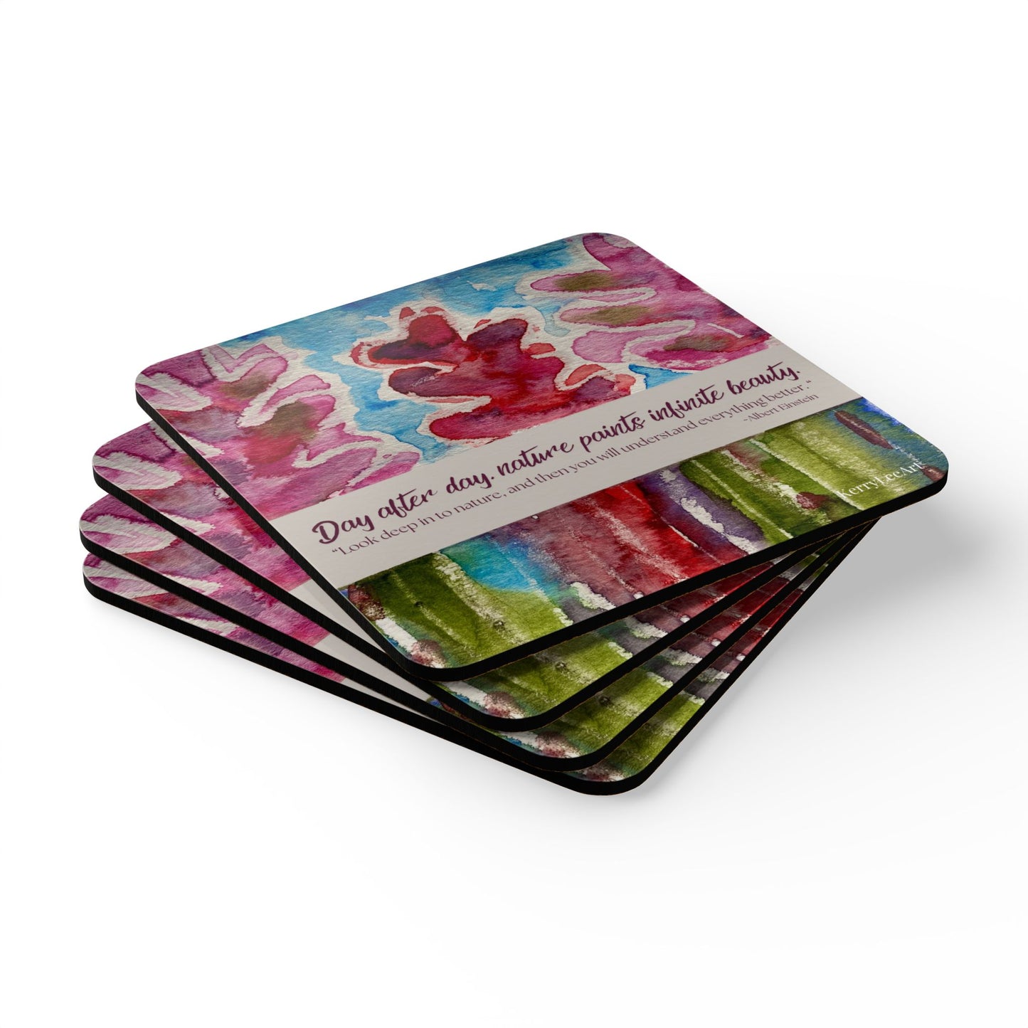 Nature Paints - Corkwood Coaster Set