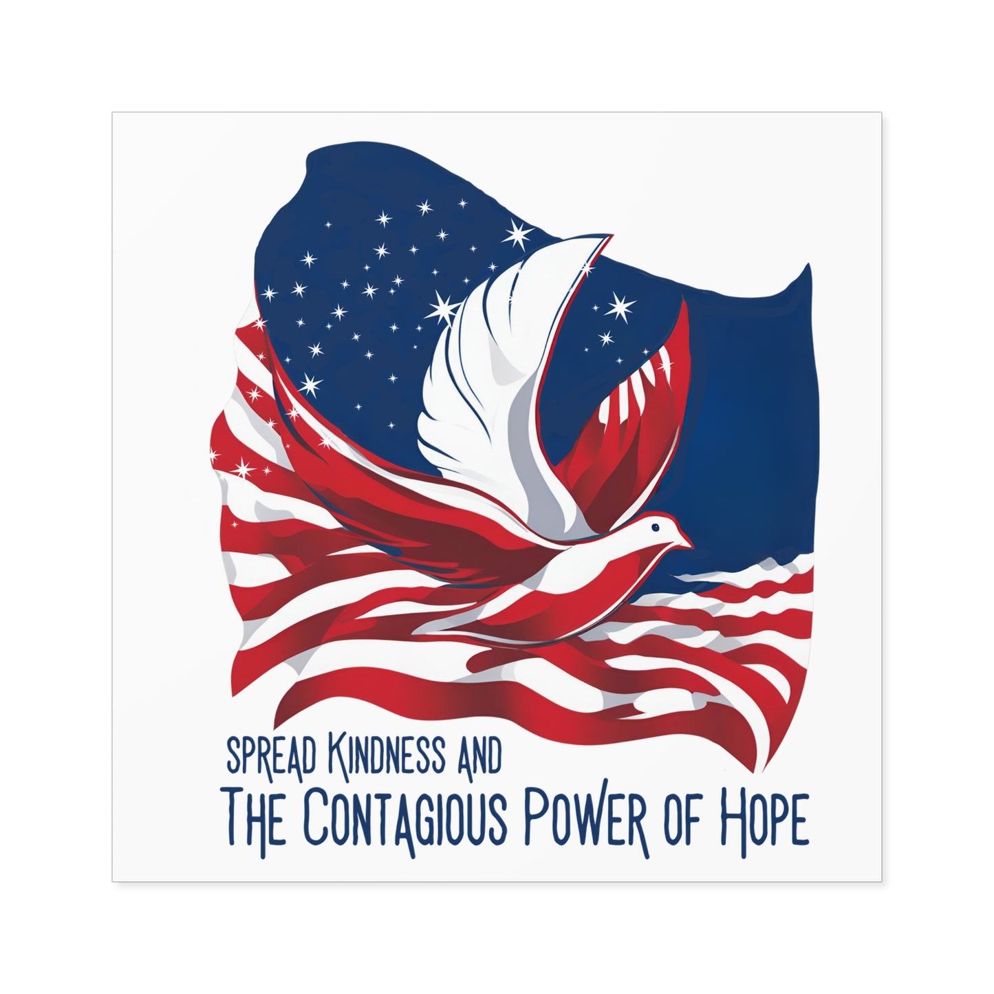 Stickers: The Contagious Power of Hope & Spread Kindness Indoor\Outdoor Stickers