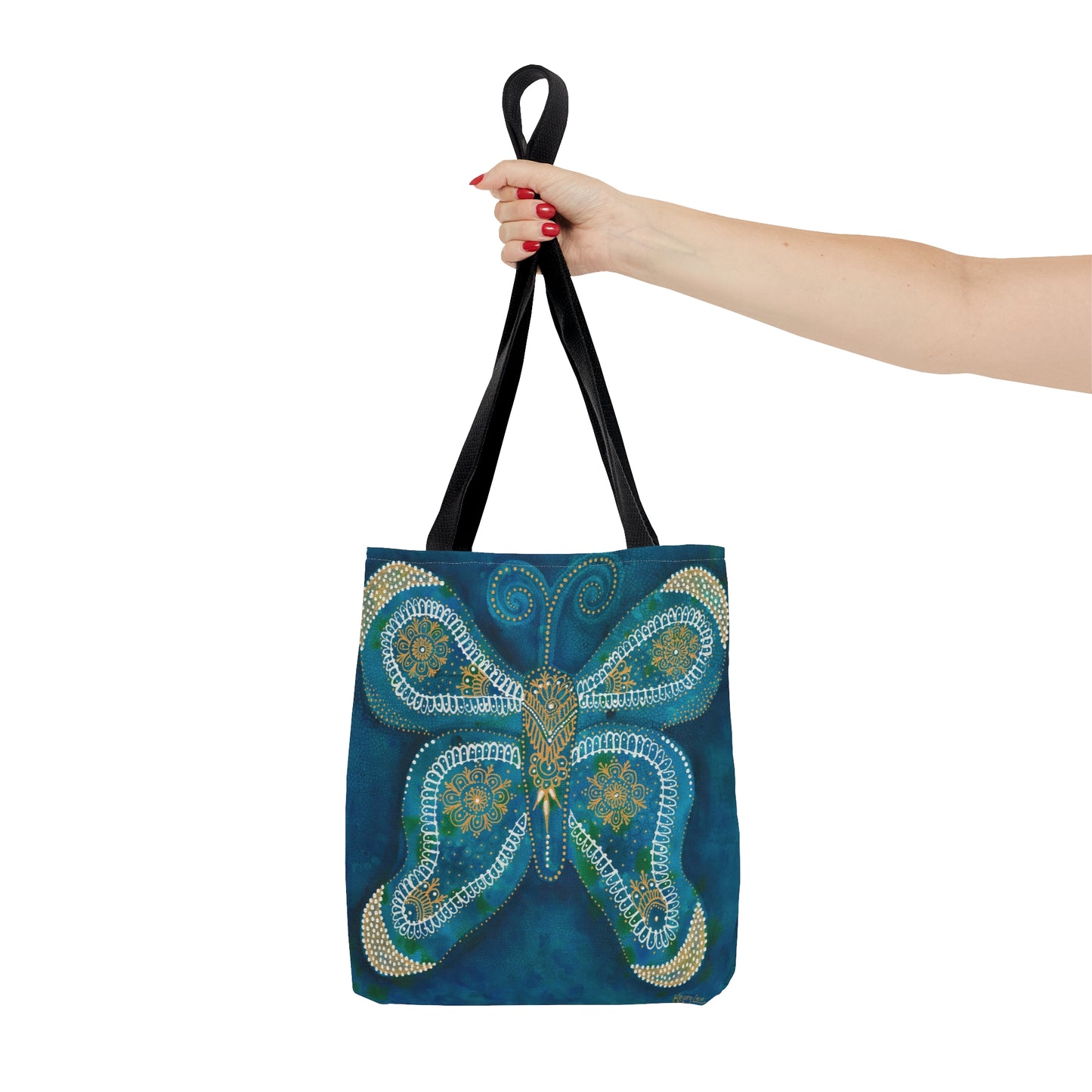 "Butterfly of Balance & Harmony" Printed Tote Bag