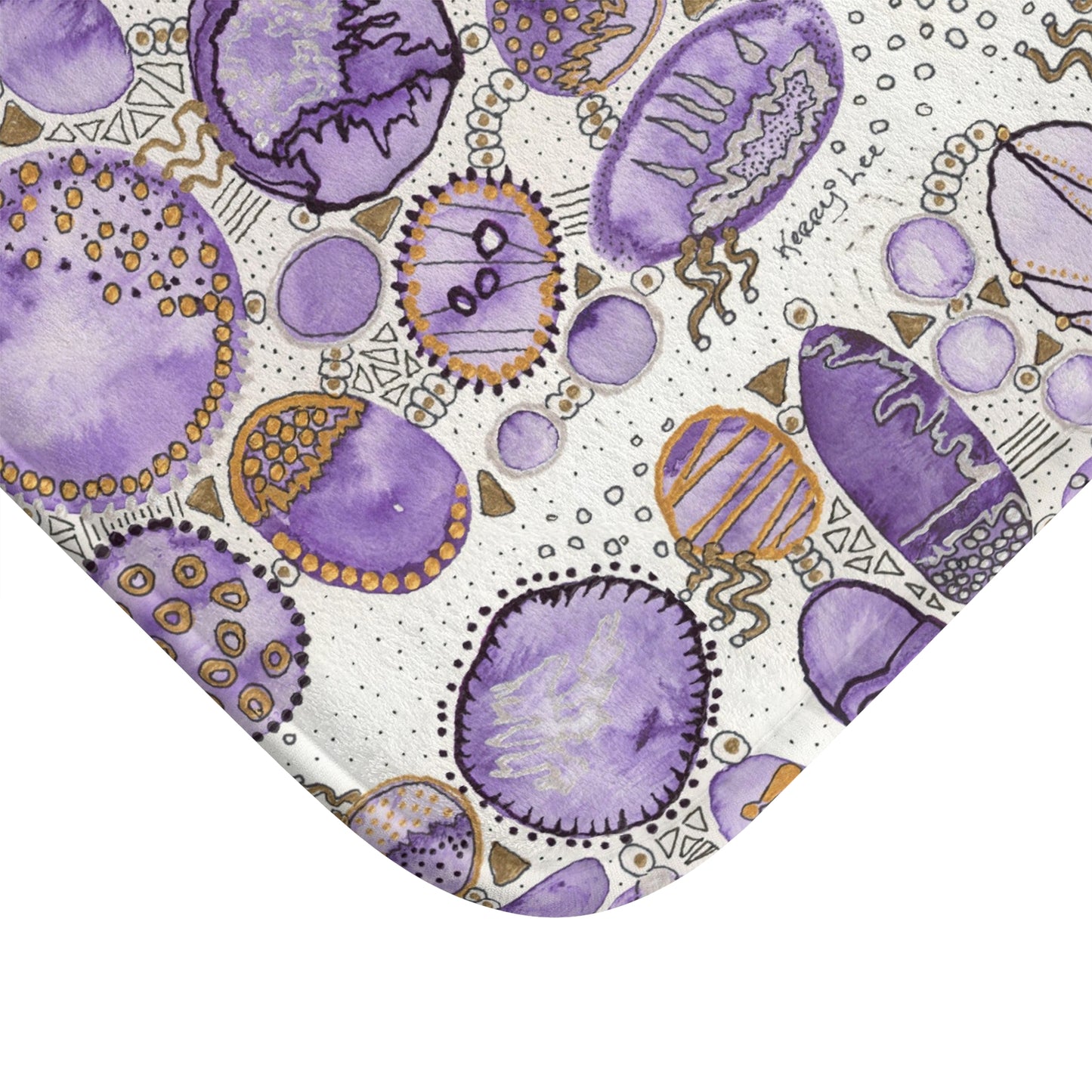 Bath Mat: Purple Bliss Bubbles