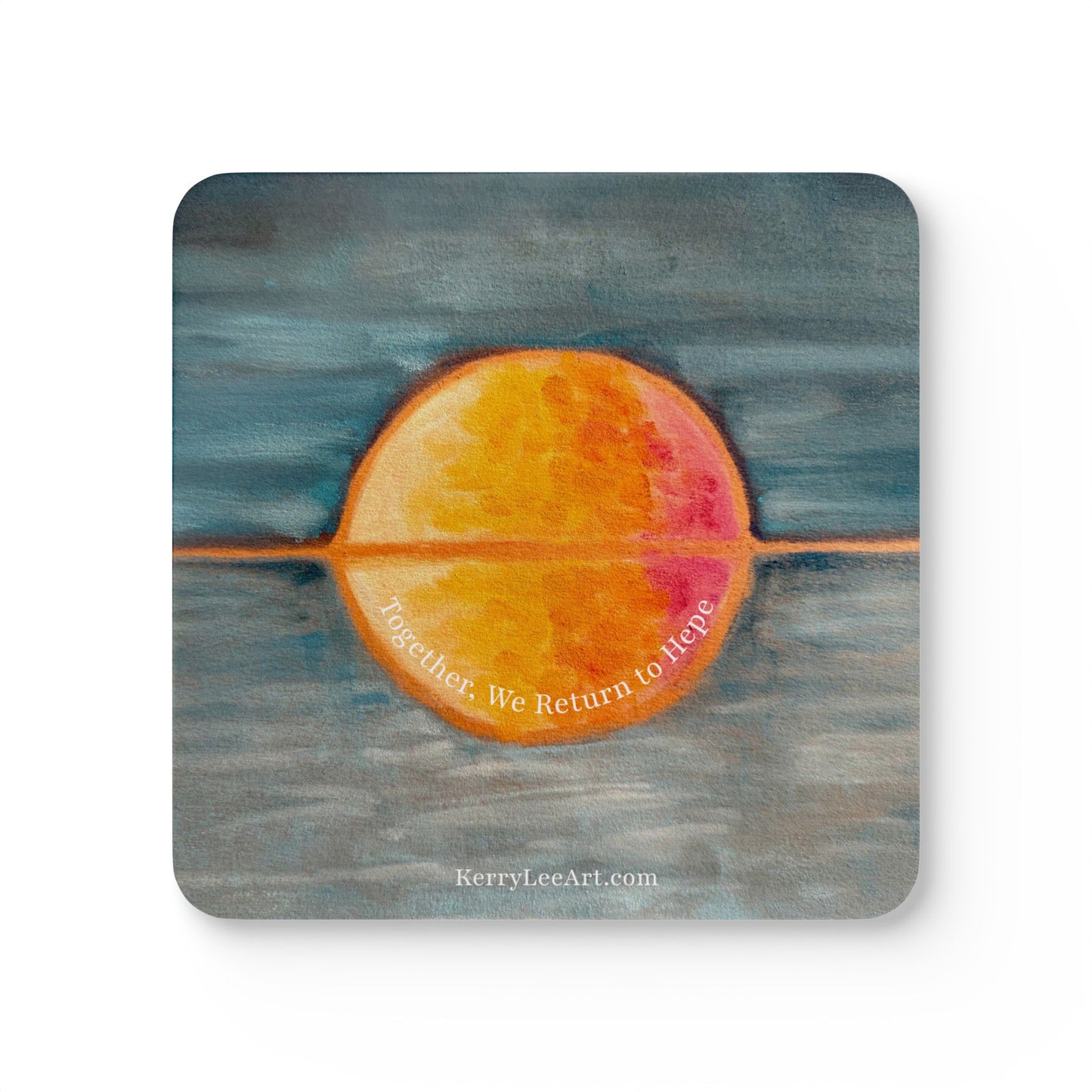 "Together, We Return to Grace"  Corkwood Coaster Set