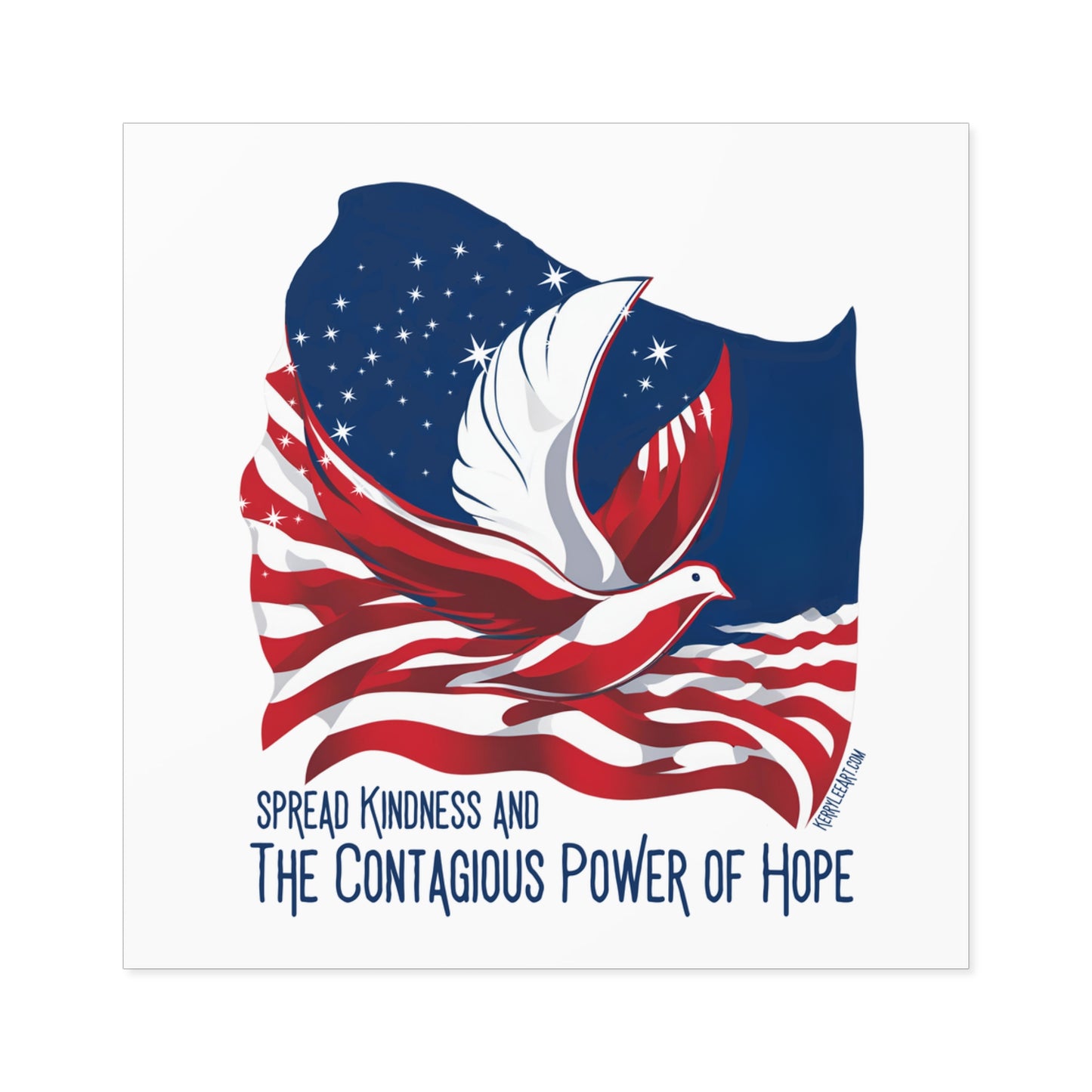 Stickers: The Contagious Power of Hope & Spread Kindness Indoor\Outdoor Stickers