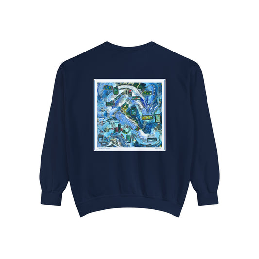 "Windows of Wonder" Garment-Dyed Sweatshirt