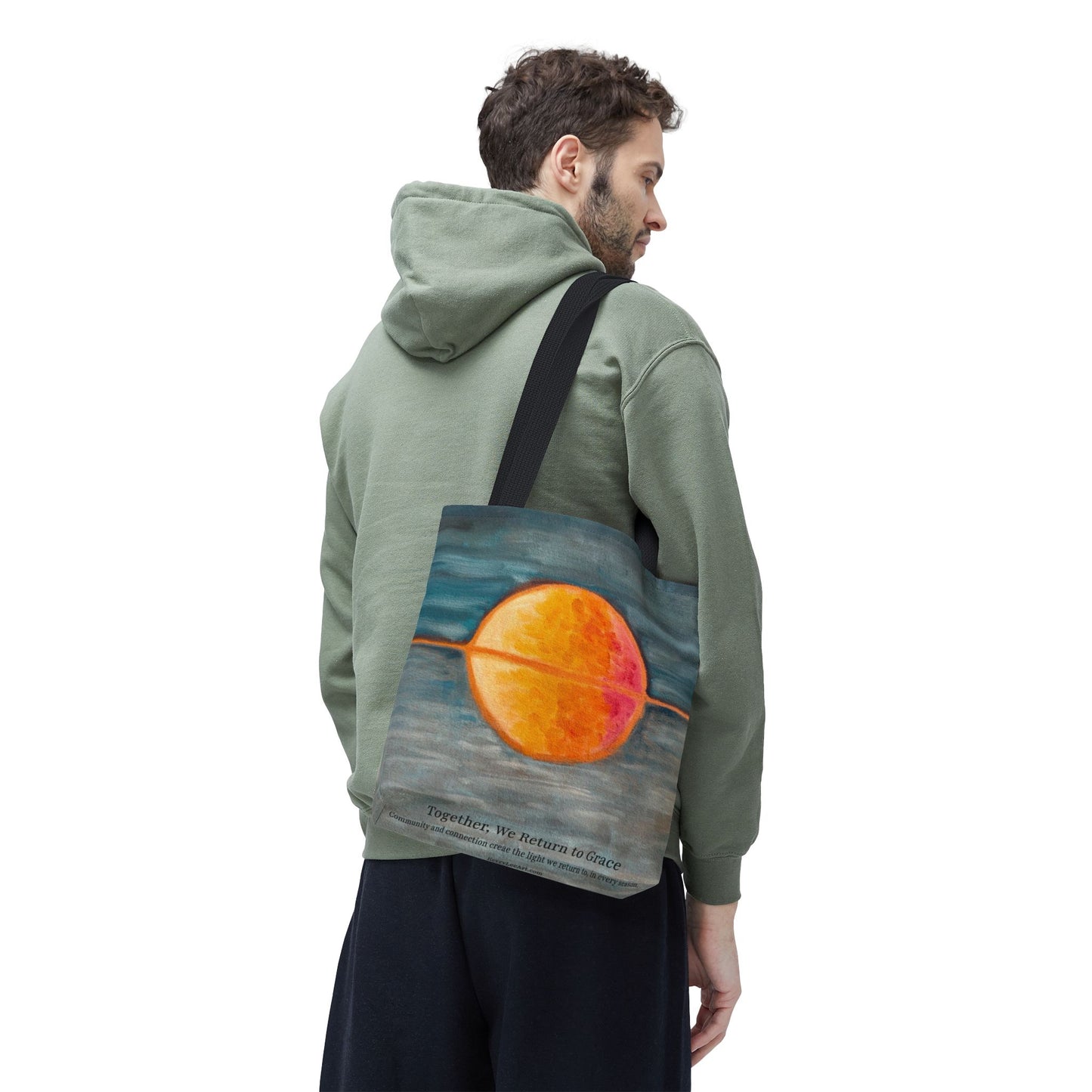 "Together, We Return to Grace" Tote Bag, 3 sizes