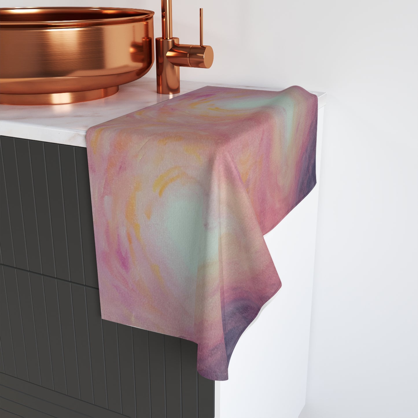 The Heart Softens Kitchen / Bath Hand Towel