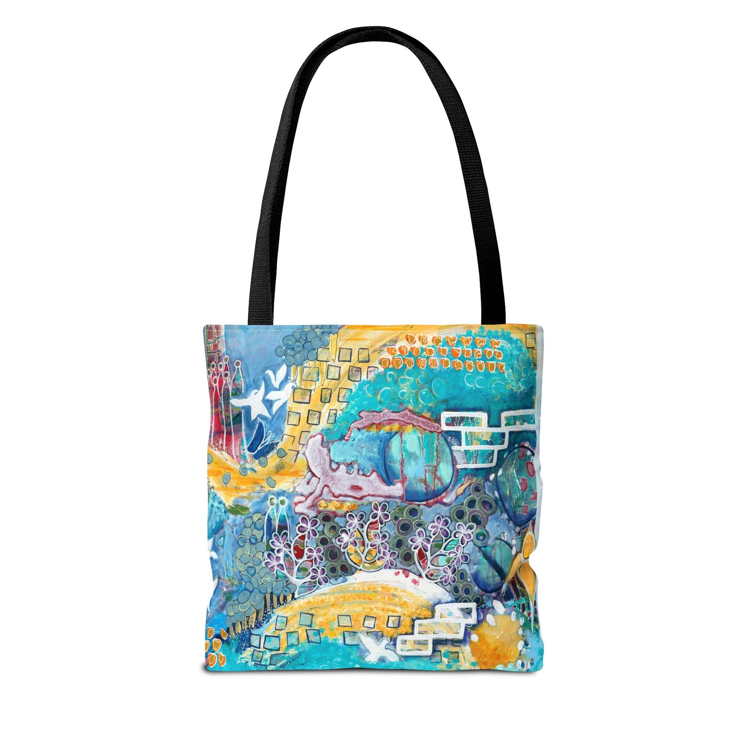 "Sun Sea Sky" Printed Tote Bag