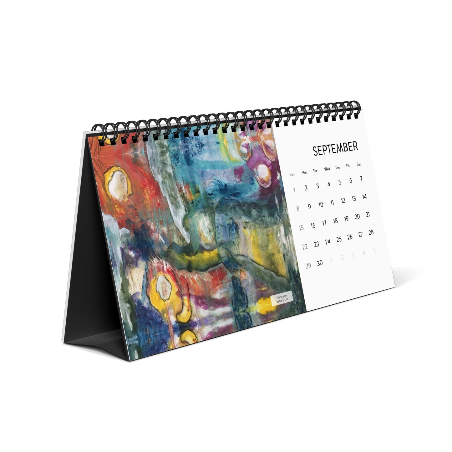 2024 Kerry Lee Art Desk Calendar