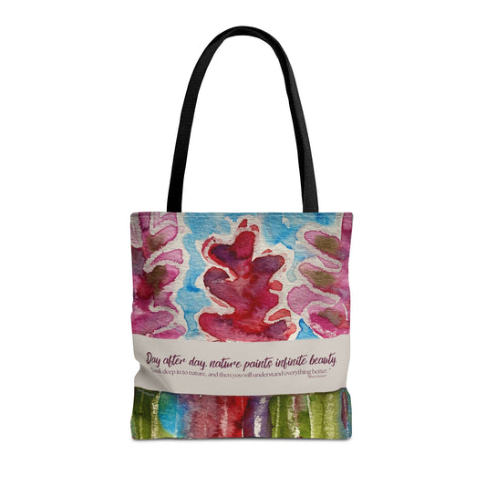 "Nature Paints" Tote Bag
