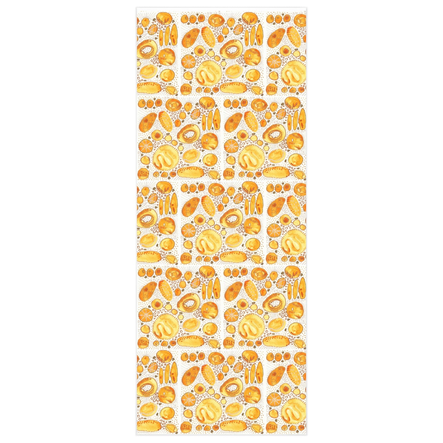 Wrapping Paper - "Yellow Bliss Bubbles"