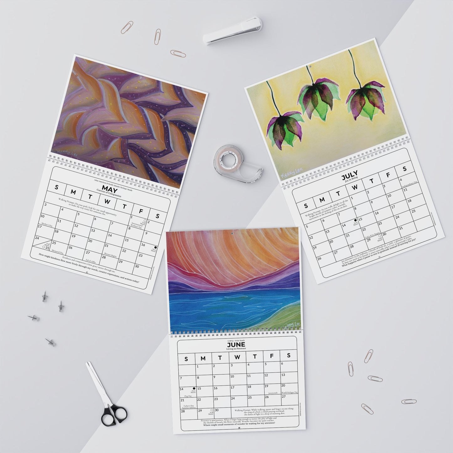 2026 Wall Calendar | The Art of Stillness: A Year of Grace Made Visible (Feb 2026. through Jan. 2027)